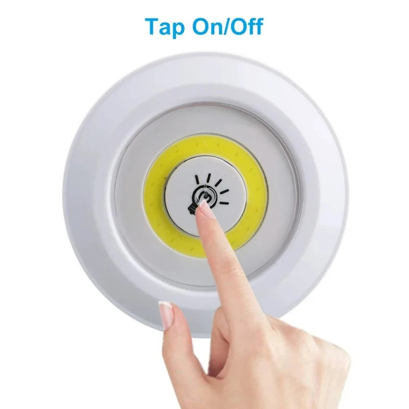 Set 3 led COB lampe sa daljinskim