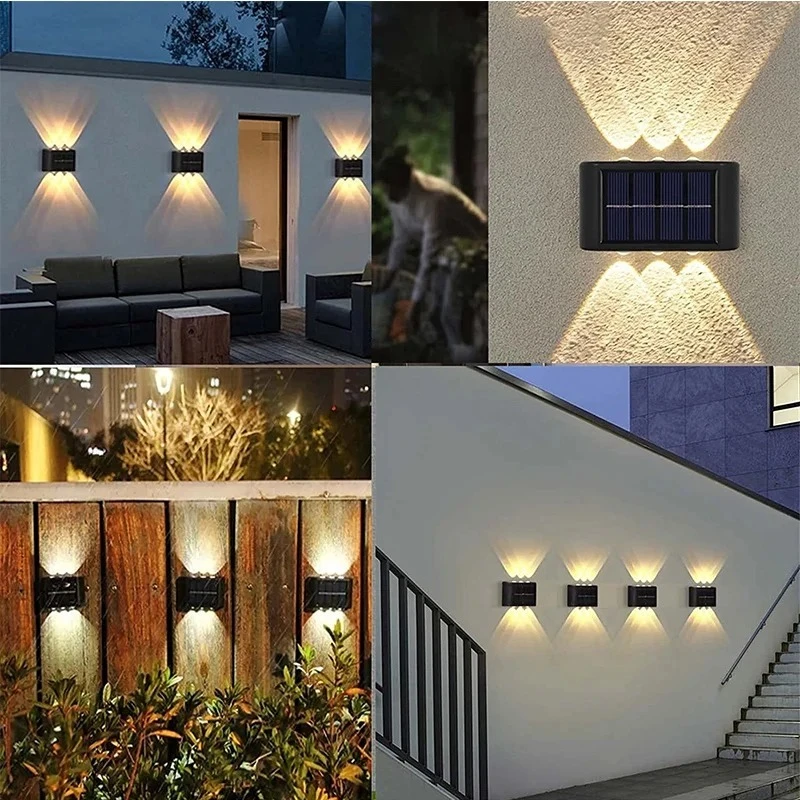 Solarna zidna lampa - dvostrano osvetljenje
