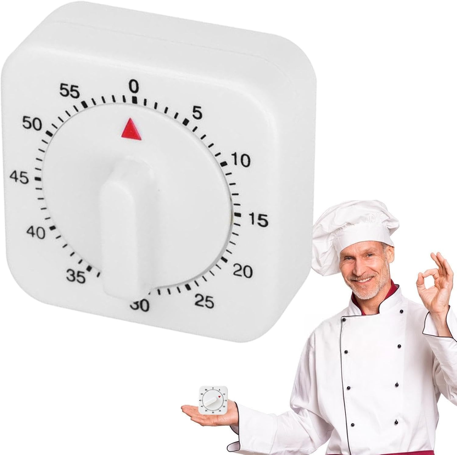 Tajmer kuhinjski mehanički 0-60 min KMT Style