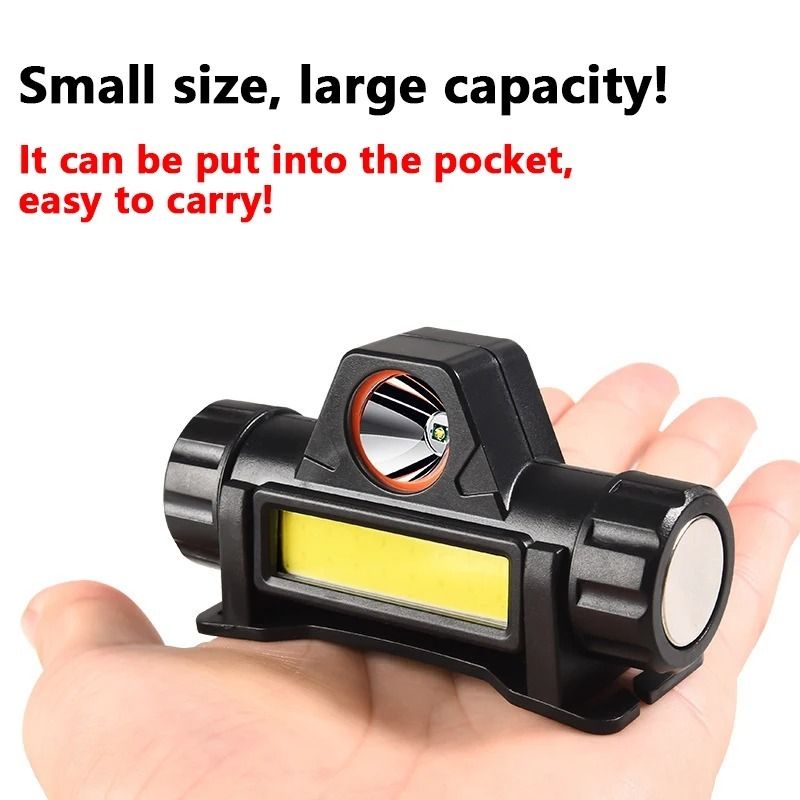 USB led lampa za glavu HEADLIGHT COB T6
