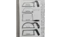 List testere 155mm set 6kom metal/drvo KMT tools