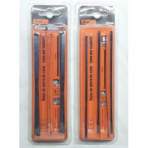 List testere 155mm set 6kom metal/drvo KMT tools