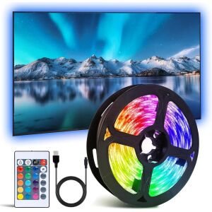 USB led traka RGB sa daljinskim 2m